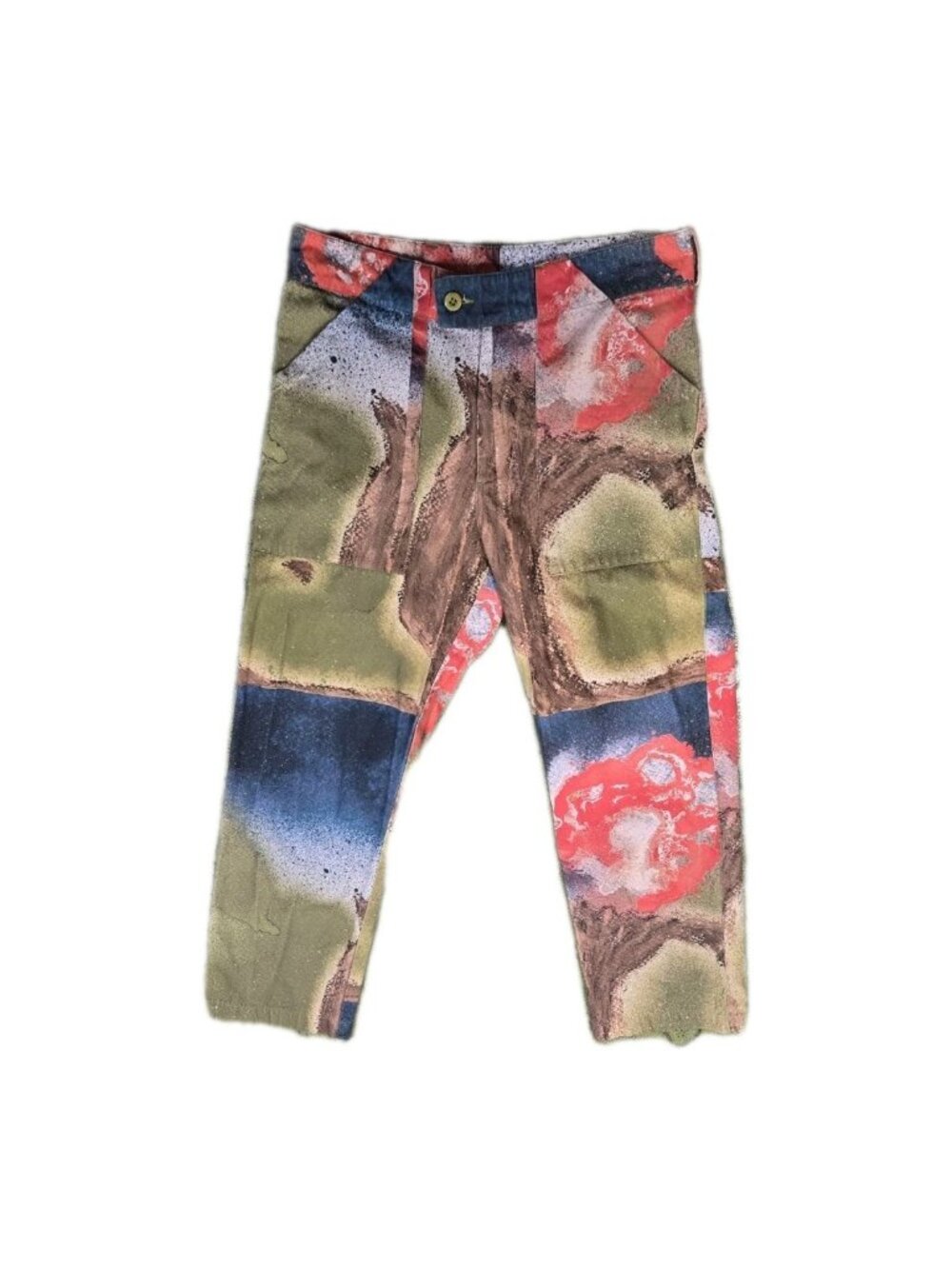 Jungles Strange Bloom Colorful Art Print Mens Pants small - Picture 2 of 11